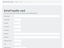 Tablet Screenshot of myrewardsbutler.com